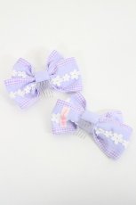 画像2: Angelic Pretty / Lovelyマーガレットコーム  ラベンダー I-26-05-14-129-AP-AC-SA-ZI (2)