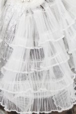 画像5: LOLITAその他(お買取対象外) / チュール段々レースヘッドドレス  白 I-26-05-14-134-LO-AC-SA-ZI (5)