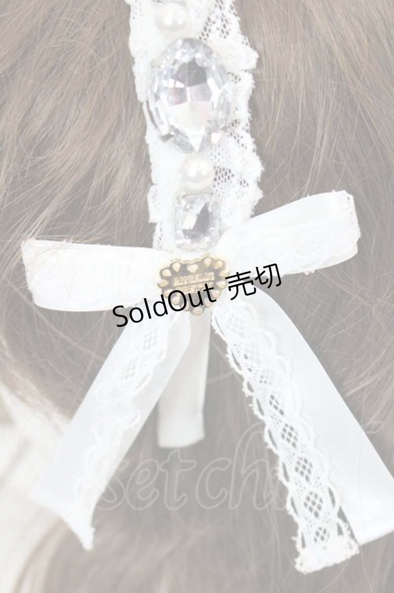 画像4: Angelic Pretty / Princess Jewelカチューシャ  白 I-26-05-14-136-AP-AC-SA-ZI (4)