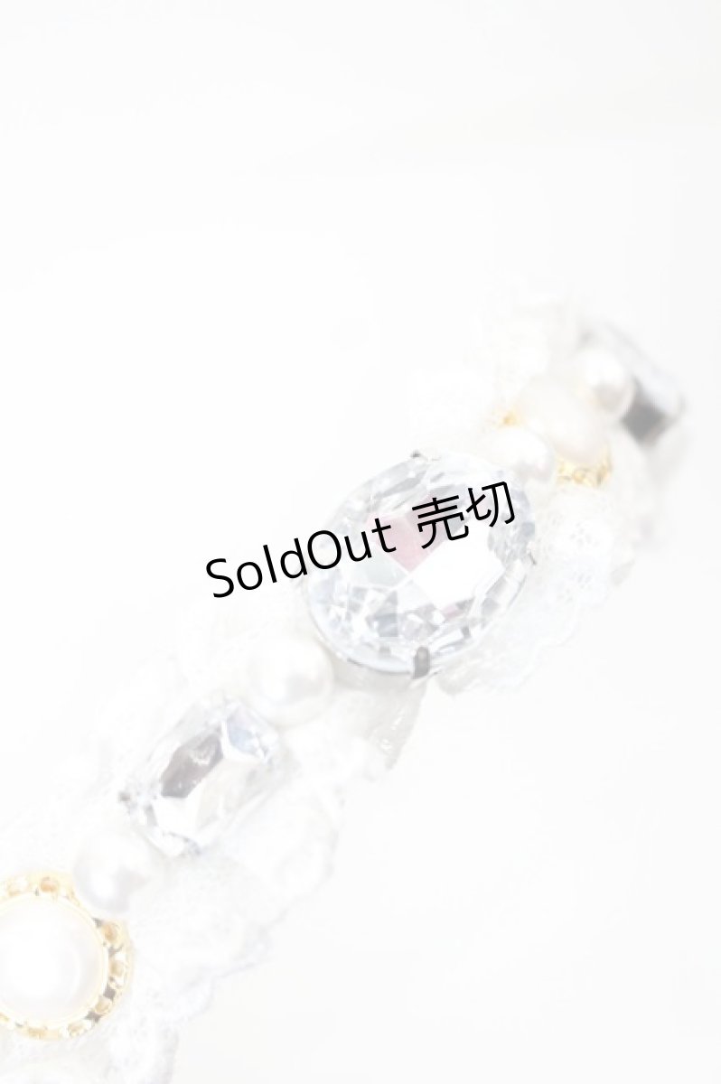 画像5: Angelic Pretty / Princess Jewelカチューシャ  白 I-26-05-14-136-AP-AC-SA-ZI (5)