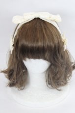 画像2: m petit by misako / AM*マロンクリームヘッドドレス  アイボリー I-26-05-14-142-LO-AC-SA-ZI (2)