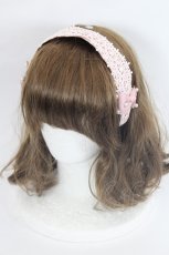 画像1: m petit by misako / TT*AMPLカチューシャ  ピンク I-26-05-14-143-LO-AC-SA-ZI (1)