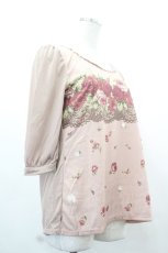 画像3: axes femme / 花プリント七分袖PO M アワピンク I-26-05-16-049-AX-TO-SA-ZI (3)