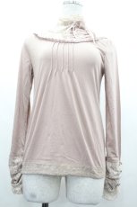 画像1: axes femme / レーシーネックインナーカットソー M ピンク I-26-05-16-051-AX-TO-SA-ZI (1)