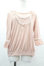 画像1: axes femme / 花ネックレスＸリボンPO M アワピンク I-26-05-16-053-AX-TO-SA-ZI (1)