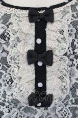 画像4: axes femme / レースＸドット重ねチュニック M クロ I-26-05-16-064-AX-TO-SA-ZI (4)