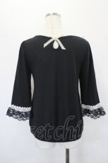 画像2: axes femme / 花ネックレスＸリボンPO M クロ I-26-05-16-080-AX-TO-SA-ZI (2)