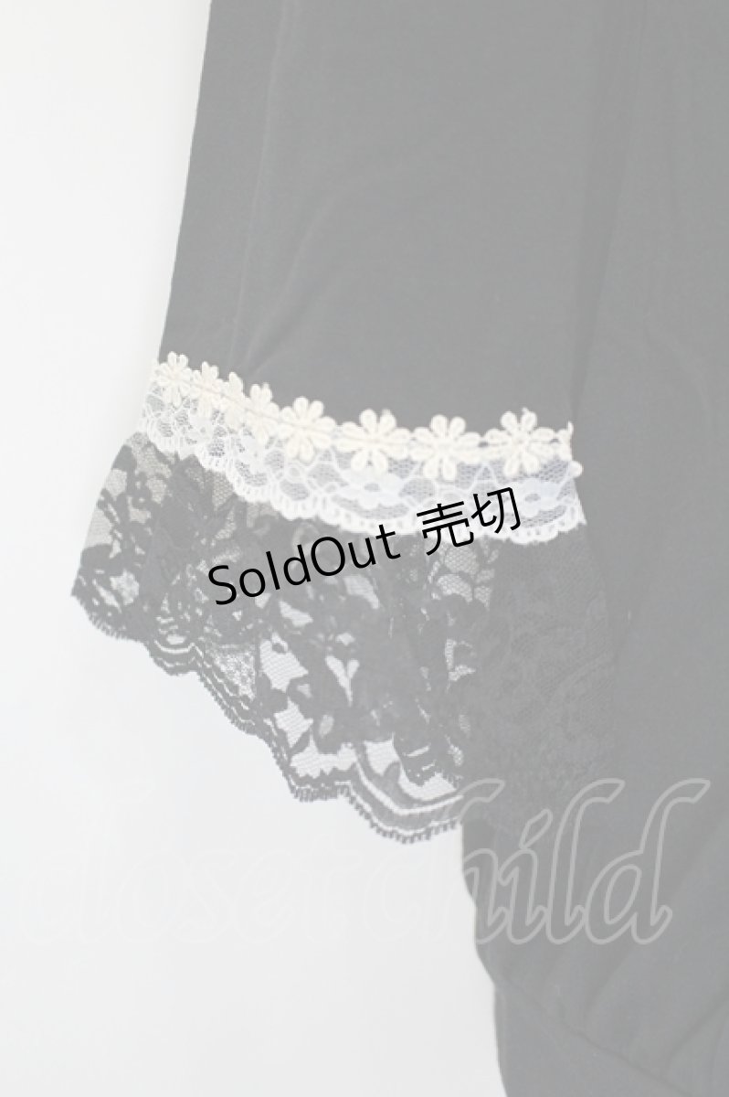 画像4: axes femme / 花ネックレスＸリボンPO M クロ I-26-05-16-080-AX-TO-SA-ZI (4)
