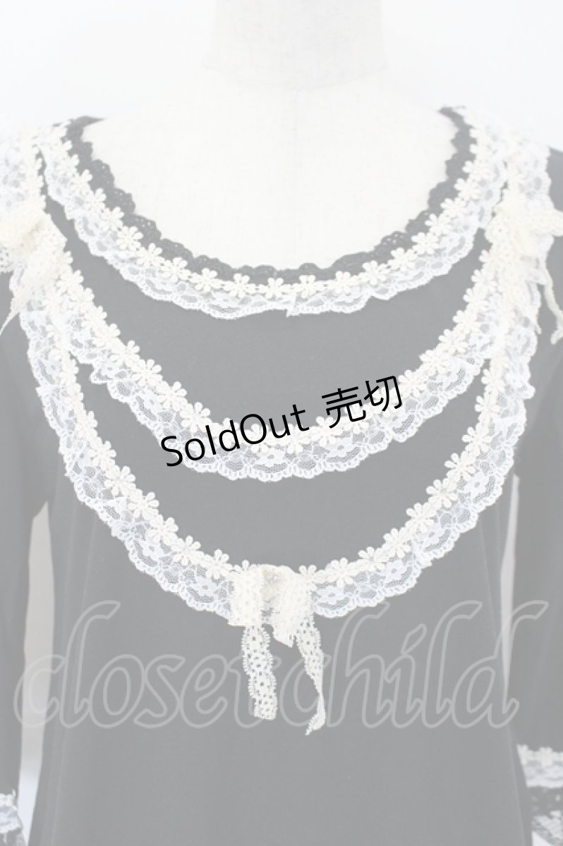 画像5: axes femme / 花ネックレスＸリボンPO M クロ I-26-05-16-080-AX-TO-SA-ZI (5)