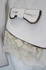 画像5: axes femme / デコカットテーラージャケット M ベージュ I-26-05-16-083-AX-JA-SA-ZI (5)