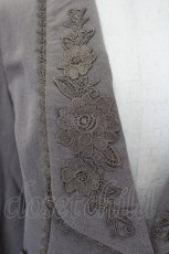 画像4: axes femme / 襟刺繍ジャケット M チャ I-26-05-16-085-AX-JA-SA-ZI (4)
