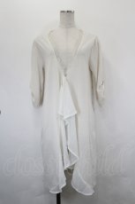 画像1: axes femme / バックレースロングカーディガン M オフ I-26-05-16-087-AX-TO-TE-ZI (1)