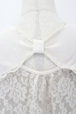 画像4: axes femme / バックレースロングカーディガン M オフ I-26-05-16-087-AX-TO-TE-ZI (4)