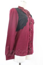 画像3: axes femme / ベストレイヤード風プルオーバー M ワイン I-26-05-16-012-AX-TO-SA-ZI (3)