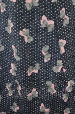 画像5: axes femme / リボンドット柄ワンピース M 黒 I-26-05-16-107-AX-OP-TE-ZI (5)