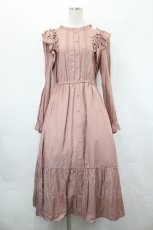 画像1: axes femme / フリルリボンワンピース M ピンク I-26-05-16-117-AX-OP-SA-ZI (1)