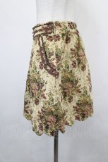 画像2: axes femme / ゴブランスカラップスカート M ベージュ I-26-05-16-120-AX-SK-SA-ZI (2)