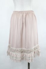 画像3: axes femme / はしごレースシフォンスカート  アワピンク I-26-05-16-128-AX-SK-SA-ZI (3)