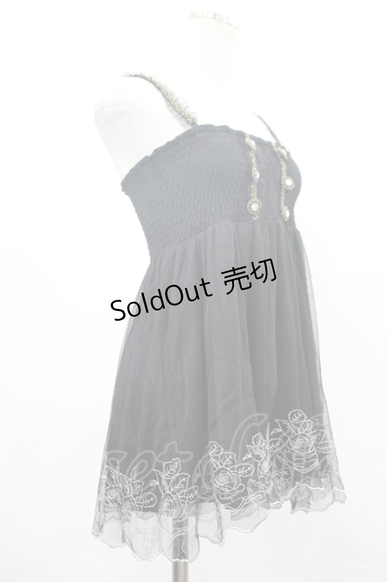 画像3: axes femme / ベアトップアウターキャミ M クロ I-26-05-16-022-AX-TO-SA-ZI (3)