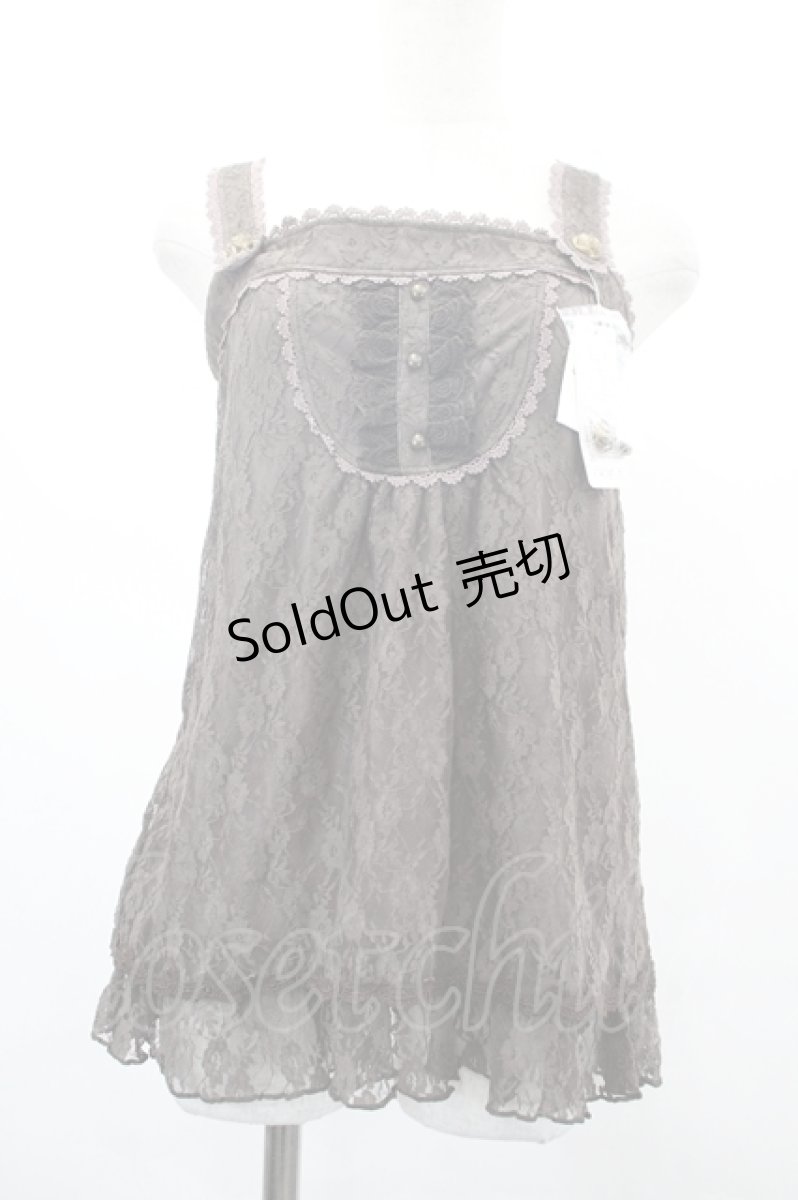 画像1: axes femme / 総レースアウターキャミ M チャ I-26-05-16-023-AX-TO-SA-ZI (1)
