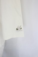 画像3: INGEBORG / ロゴ刺繍五分袖カットソー S アイボリー I-26-05-18-024-LO-BL-SA-ZI (3)