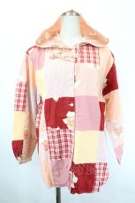 画像1: PINK HOUSE / フード付きパッチワークシャツ  ピンク I-26-05-18-026-LO-BL-SA-ZI (1)