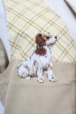 画像4: PINK HOUSE / 犬刺繍切替ベスト  ベージュ I-26-05-18-037-LO-TO-SA-ZI (4)