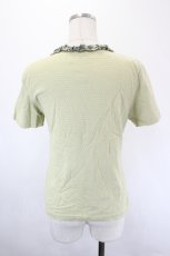 画像2: INGEBORG / フリルラインTシャツ M グリーン I-26-05-18-041-LO-TS-SA-ZI (2)