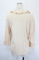 画像2: INGEBORG / 襟袖フラワーモチーフ付八分袖トップス 11 オレンジ I-26-05-18-044-LO-TO-SA-ZI (2)