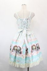 画像3: BABY,THE STARS SHINE BRIGHT / 夢色に花舞うPrincess Garden Partyリボンビスチェジャンパースカート  ミント I-26-05-18-049-BA-OP-SA-ZI (3)