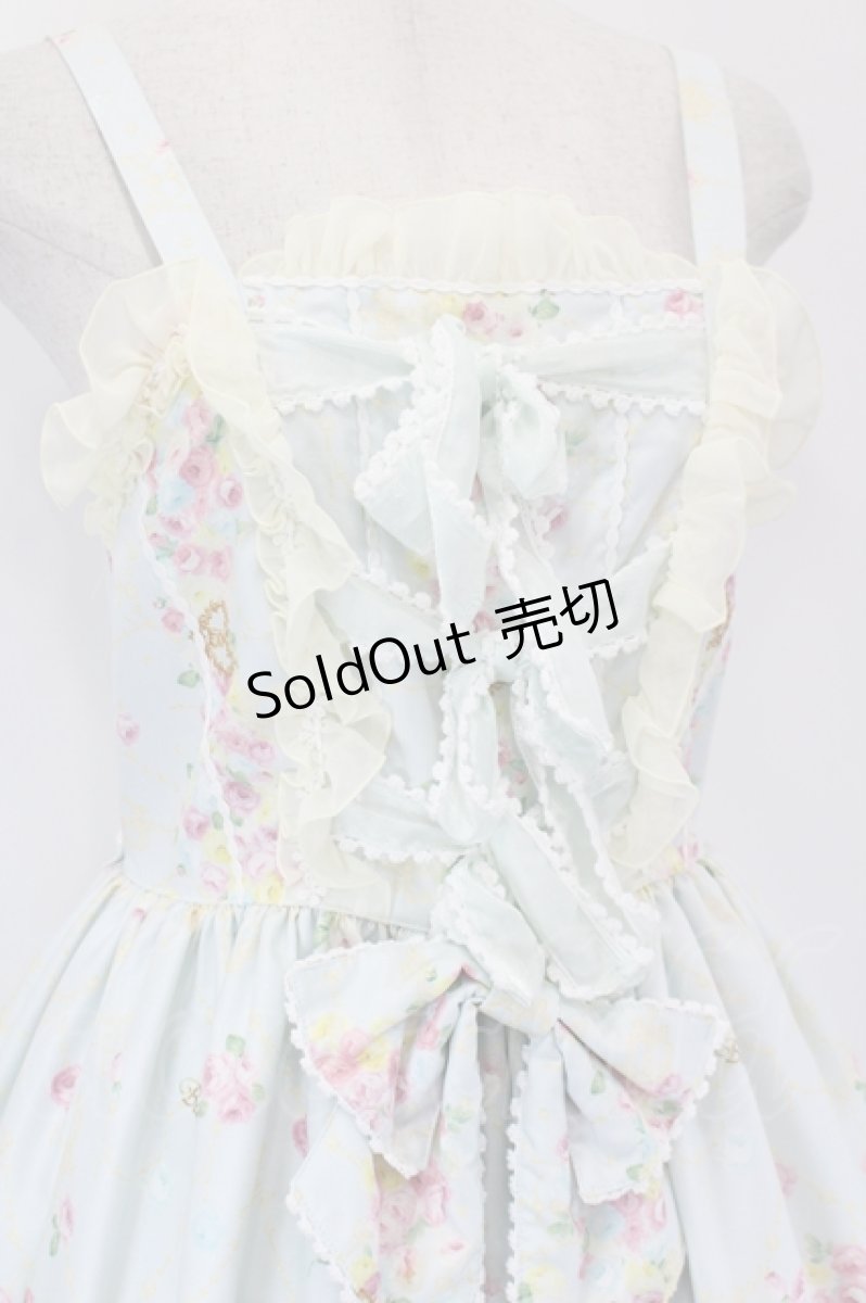 画像4: BABY,THE STARS SHINE BRIGHT / 夢色に花舞うPrincess Garden Partyリボンビスチェジャンパースカート  ミント I-26-05-18-049-BA-OP-SA-ZI (4)