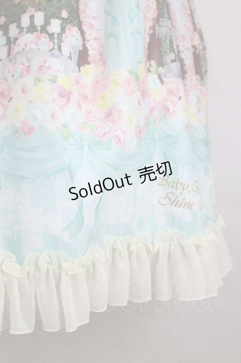 画像7: BABY,THE STARS SHINE BRIGHT / 夢色に花舞うPrincess Garden Partyリボンビスチェジャンパースカート  ミント I-26-05-18-049-BA-OP-SA-ZI (7)
