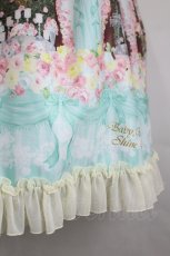 画像7: BABY,THE STARS SHINE BRIGHT / 夢色に花舞うPrincess Garden Partyリボンビスチェジャンパースカート  ミント I-26-05-18-049-BA-OP-SA-ZI (7)