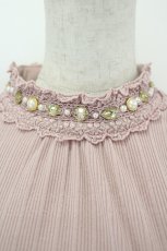 画像5: axes femme / ビジューテレコトップス  ピンク I-26-05-18-006-AX-TO-TE-ZI (5)