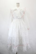 画像1: Lolime / Angel lace ワンピース M 白 I-26-05-18-060-LO-OP-TE-ZI (1)