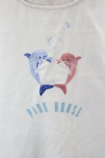 画像4: PINK HOUSE / いるか刺繍入りジャンパースカート  アイボリー I-26-05-18-080-LO-OP-SA-ZI (4)