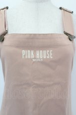 画像4: PINK HOUSE / ポケット付きオーバーオールジャンパースカート  ピンク I-26-05-18-089-LO-OP-SA-ZI (4)