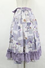 画像2: axes femme POETIQUE / コラージュプリントフリルスカート  ラベンダー I-26-05-18-111-AX-SK-SA-ZI (2)