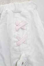 画像3: Honey Cinnamon / サイド編みスウェットショートパンツ  白Ｘピンク I-26-05-18-127-LO-PA-SA-ZI (3)