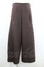 画像1: axes femme / チェック×レース切替パンツ F ブラウン I-26-05-18-129-AX-PA-TE-ZI (1)