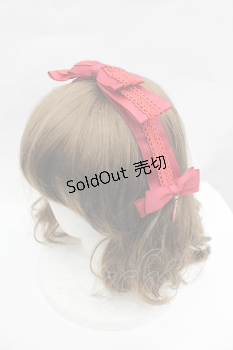 画像1: m petit by misako / AM*こぎみゅんヘッドドレス  赤 I-26-05-18-141-LO-AC-SA-ZI (1)