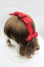 画像1: m petit by misako / AM*こぎみゅんヘッドドレス  赤 I-26-05-18-141-LO-AC-SA-ZI (1)