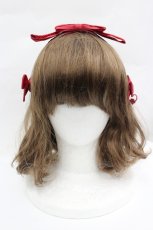 画像2: m petit by misako / AM*こぎみゅんヘッドドレス  赤 I-26-05-18-141-LO-AC-SA-ZI (2)