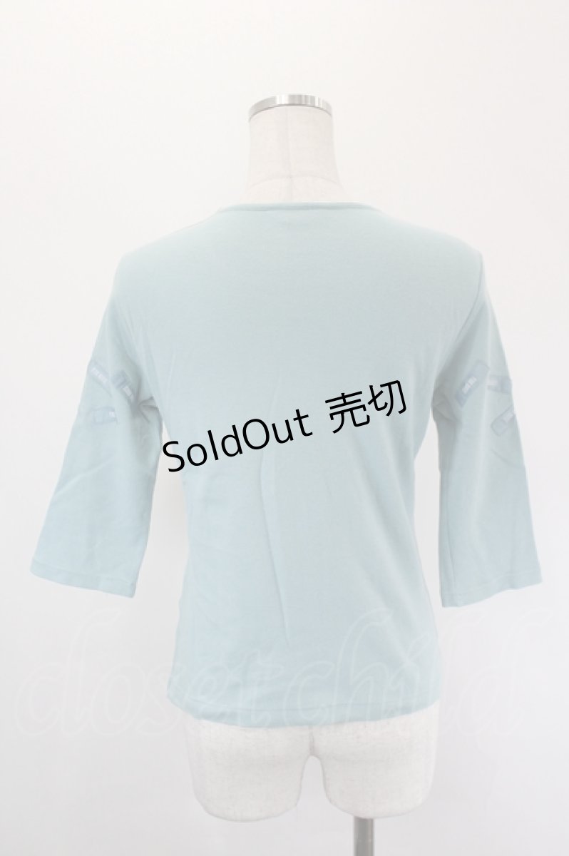画像2: PINK HOUSE / タグいっぱいＴシャツ M グリーン I-26-05-18-017-LO-TS-SA-ZI (2)