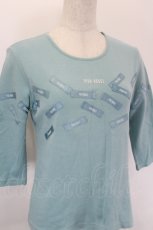 画像3: PINK HOUSE / タグいっぱいＴシャツ M グリーン I-26-05-18-017-LO-TS-SA-ZI (3)