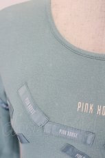画像5: PINK HOUSE / タグいっぱいＴシャツ M グリーン I-26-05-18-017-LO-TS-SA-ZI (5)