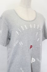 画像3: PINK HOUSE / ロゴ半袖Tシャツ  グレー I-26-05-18-018-LO-TS-SA-ZI (3)