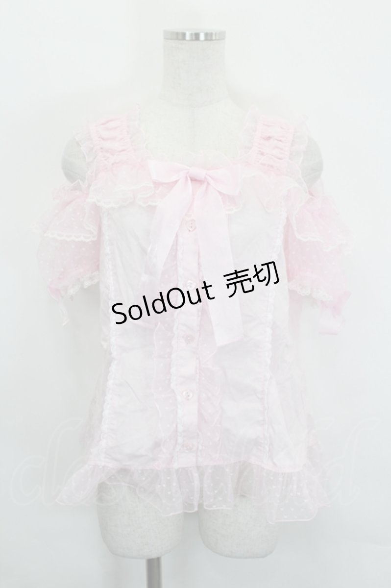 画像1: Angelic Pretty / Lovely Frillブラウス  ピンク I-26-05-20-001-AP-BL-SA-ZI (1)