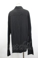 画像2: KILL STAR / BIG襟ロングシャツ M 黒 I-26-05-20-032-PU-BL-SA-ZI (2)