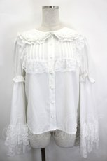 画像1: Ank Rouge / おリボン姫袖ブラウス  白 I-26-05-20-004-CA-BL-SA-ZI (1)